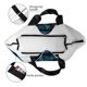 thumbnail image 4 of Balery Spacecraft Bolsa Tote Estilo Estético con Cremalleras, Bolsa de Hombro, Bolsa de Compras Grande y Plegable, 4 of 8