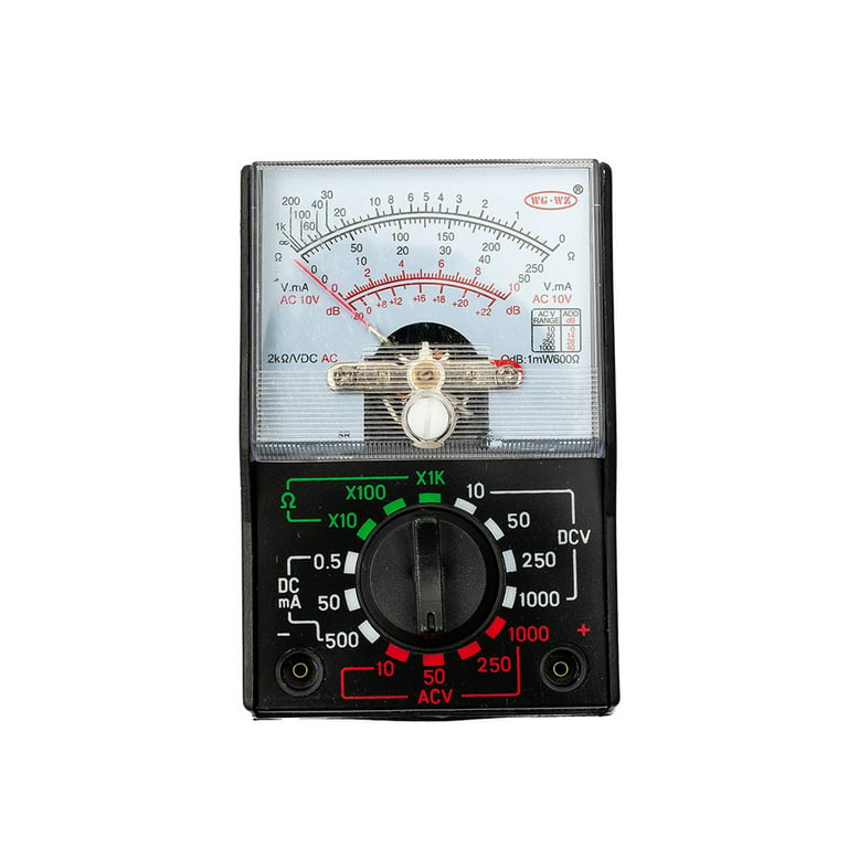 Voltmeter Ammeter Ohmmeter Analog Multimeter Tester Meter Volt AC DC  1000V/500mA