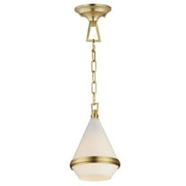 Maxim Lighting - Giza - 1 Light Mini Pendant-Satin Brass Finish -Traditional