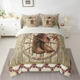 thumbnail image 2 of Homewish Western Cowboy Tribal 7-Piece Twin Bedding Sets,Texas Stars Pattern Bedding Comforter Set,Rustic Farmhouse Cabin Sheet Sets For Men Women,Super Cozy Room Decor Reversible, 2 of 8