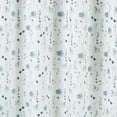 thumbnail image 5 of Chezmoi Collection 4-Piece Floral Window Curtain Set with Sheer Backing, Blue White Poppy Floral Printed Microfiber, 120 inch x 84 inch, 5 of 9
