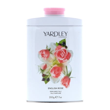 Yardley English Rose Perfume Talc, 7 oz
