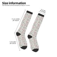 thumbnail image 2 of Sikiie Fairy Floral Knee Socks, High Socks Long Stretchy Sock Women Knee High Stocking, Long Socks for Women, 2 of 6