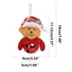 thumbnail image 3 of onlyliua para Interior/Exterior Adornos Navideños Papá Noel Muñeco de Nieve Árbol de Navidad con Muñeco de Mano Colgante Regalo Colgante, 3 of 7