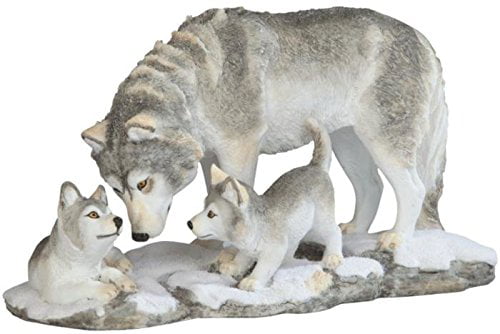 Pacific Giftware The Wolf Spirit Collection Frost Mountain Wolf 