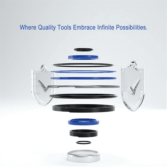 Hydraulic Log Splitter Cylinder Rebuild Seal Kit for 4.0inch Bore X 1.75inch Rod Cylinder,Hydraulic Cylinder Rebuild Kit