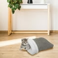 thumbnail image 6 of DAMAI Cat Winter Semi-enclosed Sleeping Bag, Warm Soft Cat Bed Plush Pet Snuggle Sack Cozy Puppy Bed Kittens Tunnel Self Warming Pet Hideaway, 6 of 8