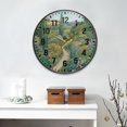 thumbnail image 2 of Yayeee Wall Clock Battery Operated 11.9" Silent Non-Ticking for Living Room, Garden Scene, 2 of 8