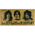 thumbnail image 2 of Vintage Apple Collection 32x18 Gold Ornate Wood Framed with Double Matting Museum Art Print Titled - 3Filles, 2 of 4