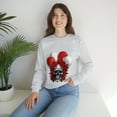 thumbnail image 7 of Skull Blood Roses Red Balloons Unisex Heavy Blend™ Crewneck Sweatshirt, 7 of 7