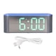 thumbnail image 2 of Reloj despertador Jadeshay digital LED elegante con espejo, 2 of 8