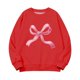 thumbnail image 5 of Sudadera sin capucha para niñas, cuello redondo, sudadera extragrande, jersey de manga larga para niñas de 1 a 12 años., 5 of 6