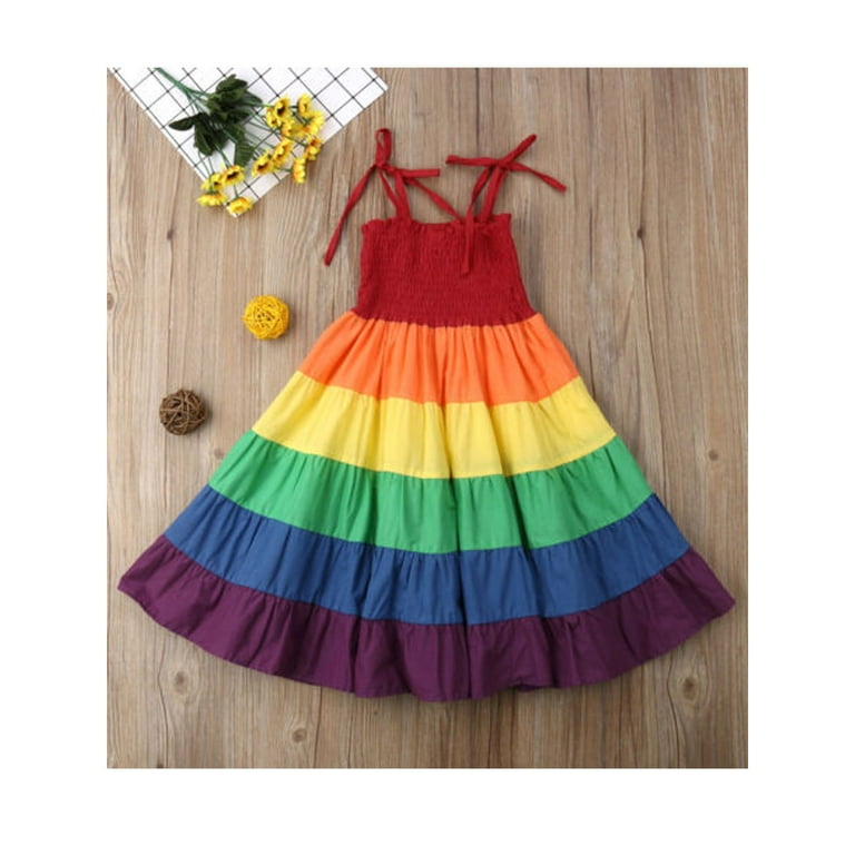 Rainbow 2025 dress 4t