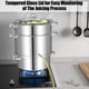 thumbnail image 2 of Vaporizador de jugos Giantex de acero inoxidable de 11 litros con tapa de vidrio, 2 of 7