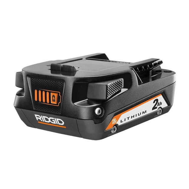 Batería RIDGID de 18 V y 2.0 Ah, iones de litio, 2 veces más tiempo de ejecución