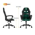 thumbnail image 7 of BestOffice Ergonomic Gaming Chair, Lumbar Support, Swivel Rolling for Men, Women(Green), 7 of 7
