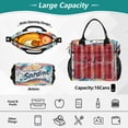 thumbnail image 2 of FORMRS Insulated Lunch Bag for Work School Unisex Large Capacity Cooler with Shoulder Strap, Yellow Sardines Pattern, 2 of 6