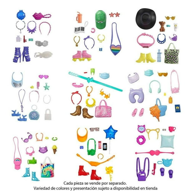 Accesorios para Muñeca Barbie Fashionista Sorpresa CDU Varios Modelos 1 pieza