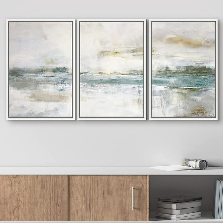 Abstract Shapes Framed Canvas - Set of 2 at