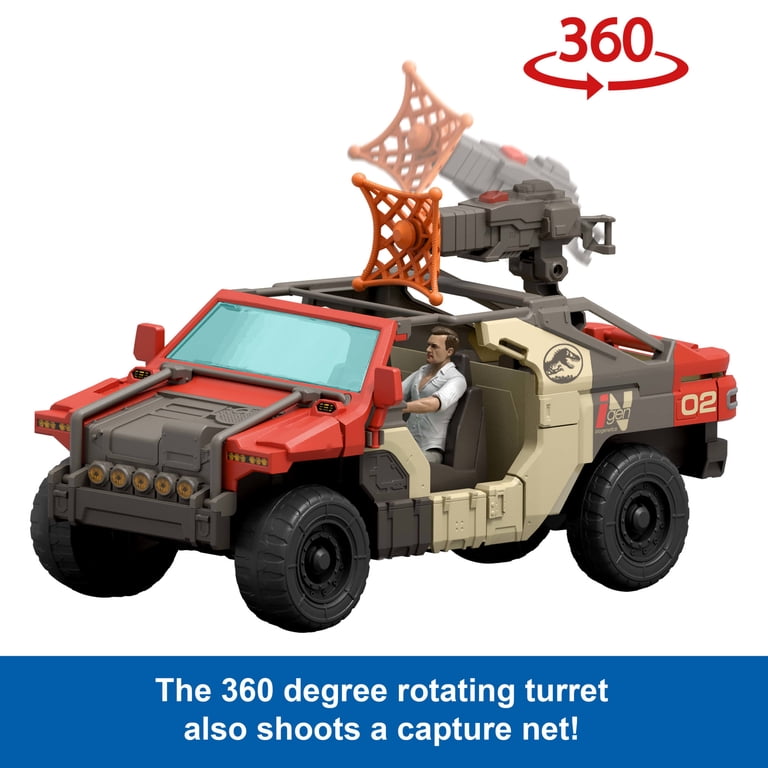 Jurassic World Rebirth Launch 'N Battle Vehicle, 10.7