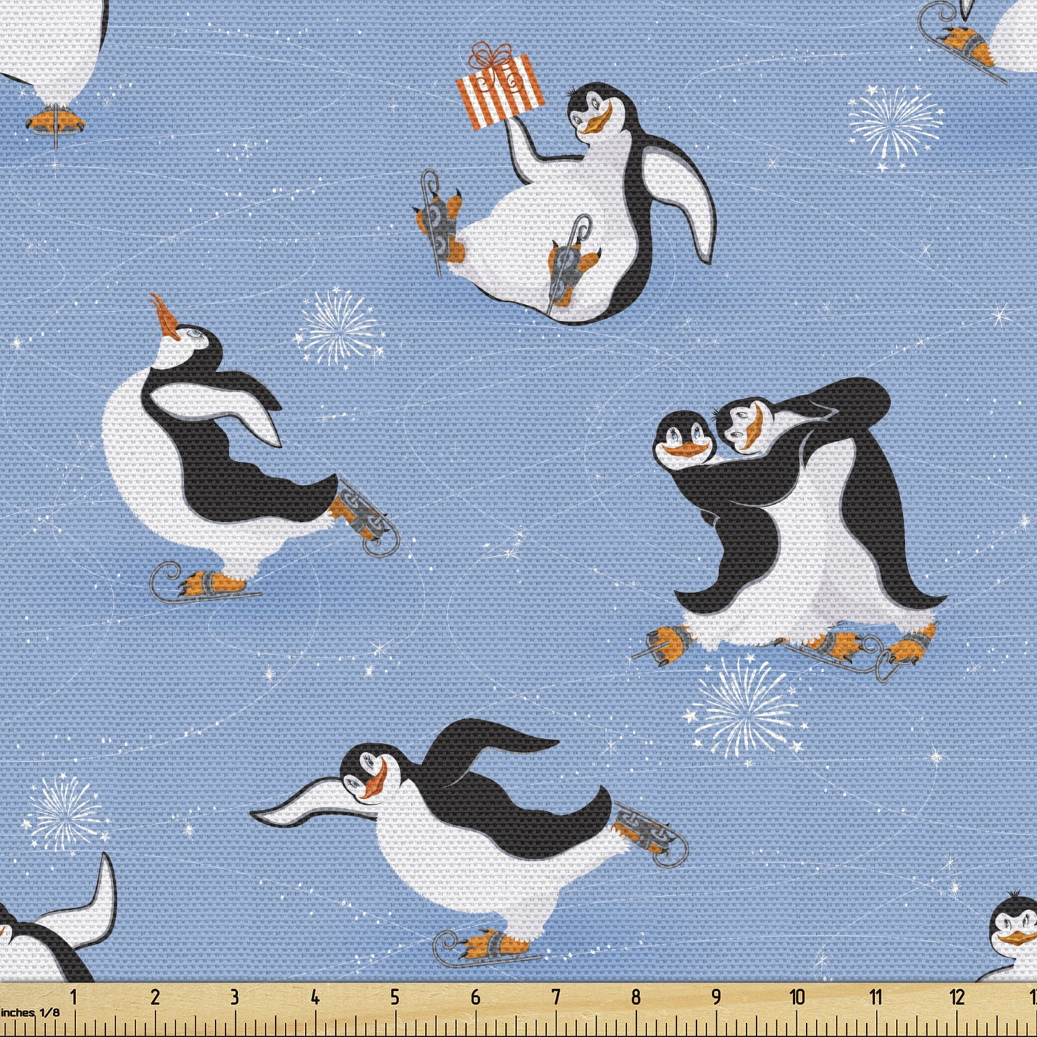 ICE Animaux marins Tissus au Mètre polyester Animaux Ice Penguin 