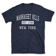 thumbnail image 1 of Manhasset Hills New York Classic Established Men's Cotton T-Shirt, 1 of 1