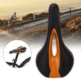 thumbnail image 1 of M Buder Asiento de Bicicleta de Montaña y Ruta Sillín Cómodo y Suave con Absorción de Impactos (27.5 cm / 10.8 inches) Negro y Naranja, 1 of 9