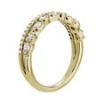 thumbnail image 4 of 0.25 T.C.W Round Shape Natural Diamond Latest Design Wedding Band for Ladies Solid 14K Yellow Gold Size 8, 4 of 7