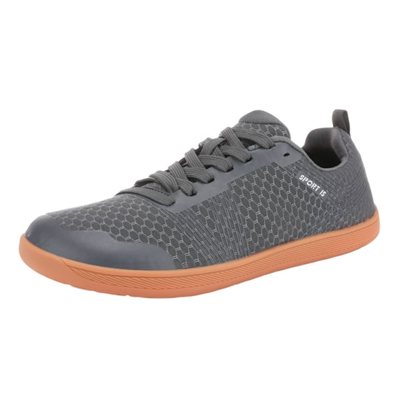 Mens Shoes,Minimalist Barefoot Sneakers Wide Toe Flexible Sole for and All-Day Comfortable Wear,Shoes for Men,Dark Gray,7.5