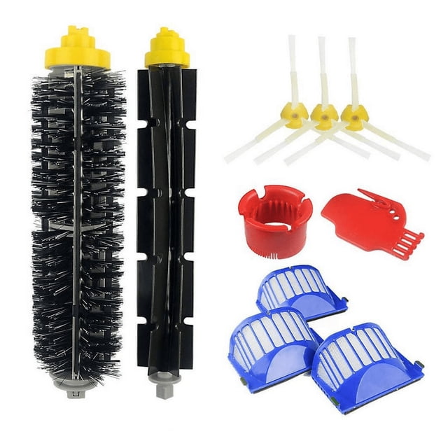 Kit de filtros de cepillo de repuesto para iRobots Roomba Aerovac 528 529 600 620 630 650 Series, accesorios para aspiradoras, 10 Uds.