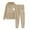 Khaki, variant on Bmisegm Women's Letter Christmas Tree Printing Casual Sweater Pants Two Piece Set Women Christmas Clothing Christmas White S