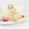 thumbnail image 4 of Car Sun Keychain, Sun Keychain Gold Artificial Pearl Zinc Alloy  for Purse, 4 of 7