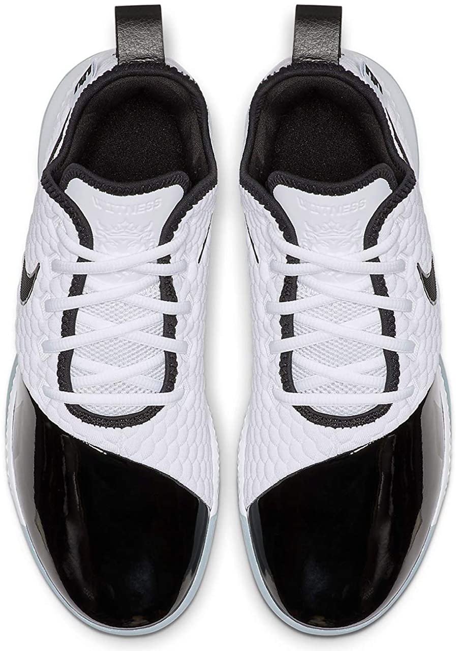 Nike Men's Lebron Witness III PRM Basketball Shoe (8.5 M US, White/Black/Half Blue) - image 3 of 6