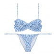 thumbnail image 1 of Bikini Ocean Pacific para Mujer Tirantes Ondas Azul Talla EG 2 Piezas, 1 of 4