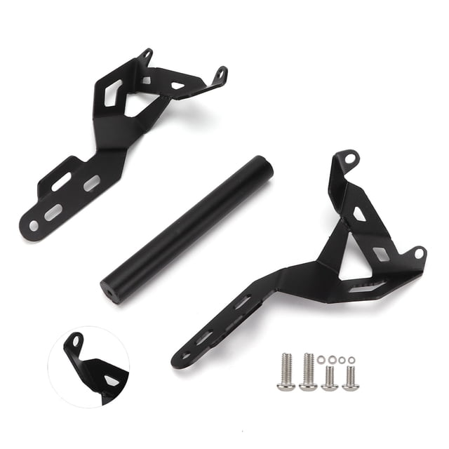 QIILU Motorcycle Phone Holder Motorcycle Phone Mount Holder GPS Stand Bar Replacement For Tiger 800 XCX/XRX 2015-2017