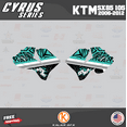thumbnail image 2 of Kalair GFX Graphics Kit for Ktm SX85 SX105 (2006-2012) Cyrus Series, 2 of 5