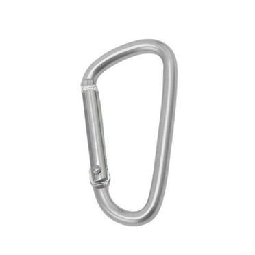 BVSPA 3pcs/set D Clip Carabiner Spring Clasp Hook Keyring Camping Karabiner Carabina Small