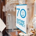 thumbnail image 3 of AdirOffice Clear Acrylic Suction Cup Window 8.5 x 5 Acrylic Sign Holder (2 Pack), 3 of 5