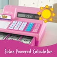 thumbnail image 2 of Calculadora de caja registradora de juego de simulación, Desarrolla habilidades matemáticas tempranas, 73 piezas, Edades 3+, Rosa, 2 of 3