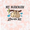 thumbnail image 4 of Inktastic My Mawmaw Loves Me with Sloth and Hearts Boys or Girls Toddler T-Shirt, 4 of 5
