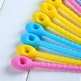 thumbnail image 3 of Zhuge Food Grade Silicone Bag Ties Cable Management Zip Tie Twist Multi-use Bag Clip Bread Tie Food Saver 10pCS, 3 of 5