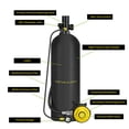 thumbnail image 3 of Kit de tanque de buceo, tanque de buceo portátil de 4 l Kit de tanque de buceo Tanque de buceo portátil Probado y confiable, 3 of 14