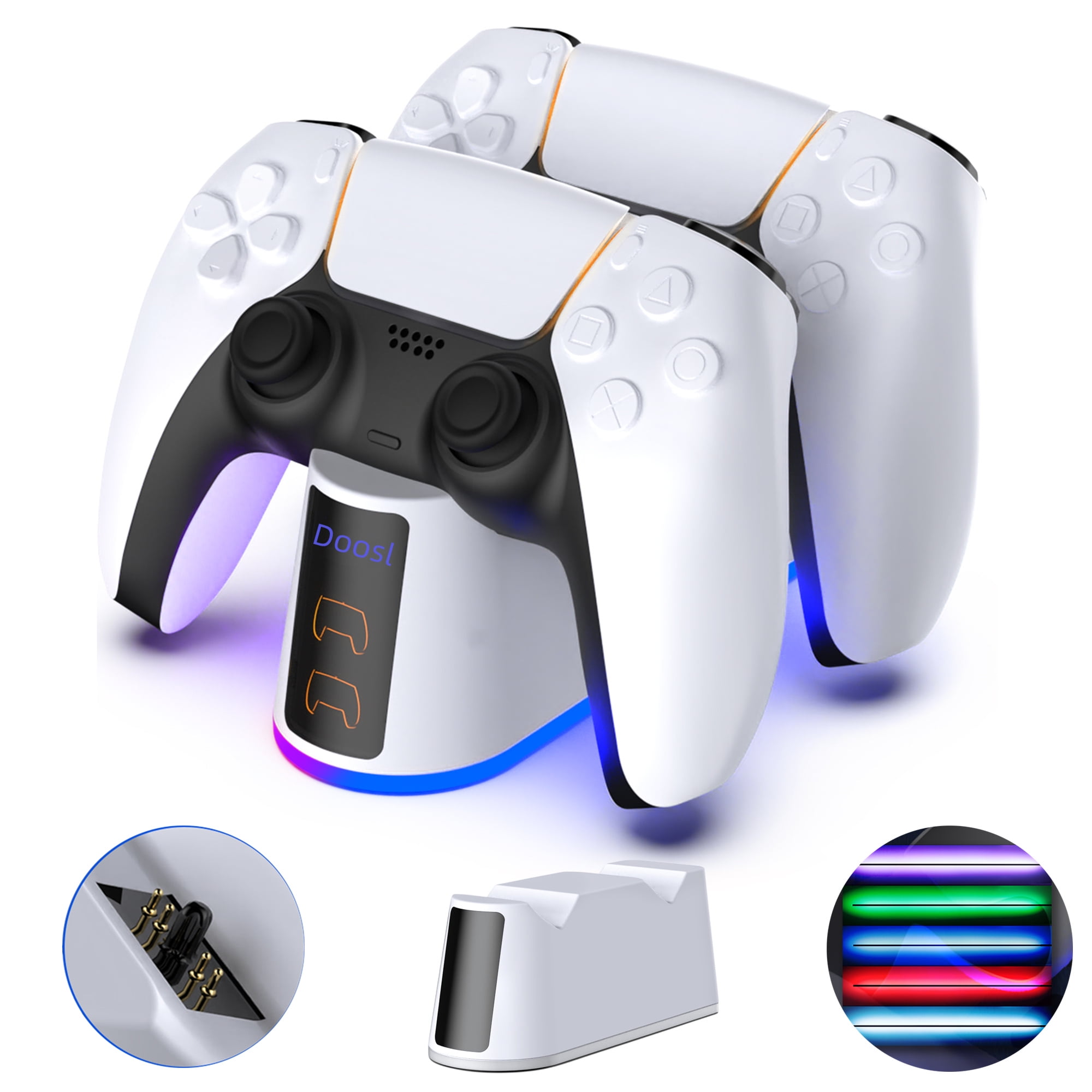 Doosl Charging Station For PS5 Controllers PS5 Fast Charger Dock With doosl-charging-station-for-ps5-controllers-ps5-fast-charger-dock-with