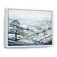 thumbnail image 2 of Designart "Countryside Grey Simplicity Landscape III" Countryside Floater Framed Wall Art Living Room, 2 of 7