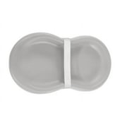 Peanut® Changer – The Original Made in USA Easy-to-Clean Changing pad and The only Shell Over Foam, Fully impermeable to Fluid - Gray