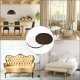 thumbnail image 5 of Uxcell Felt Furniture Pads 100mm Dia Self-stick Anti-scratch Floor Protector Brown 16 Pads, 5 of 5