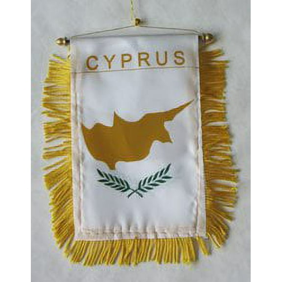 Cyprus Window Hanging Flag