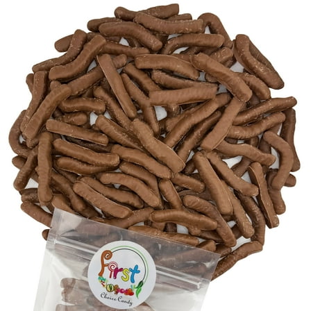 FirstChoiceCandy Chocolate Gummy Worms ( 1 Pound , Milk Chocolate )