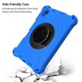 thumbnail image 4 of Dteck with Shoulder Strap Case for iPad mini 6th Generation 8.3-inch, Heavy Duty Rugged Shockproof Case with Adjustable Hand Strap,Rotating Kickstand Rubber Cover,Blue, 4 of 7
