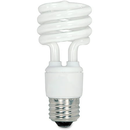 Satco Products, Inc.  CFL Bulb T2, 13W, 900 Lumens, 4/BX, White